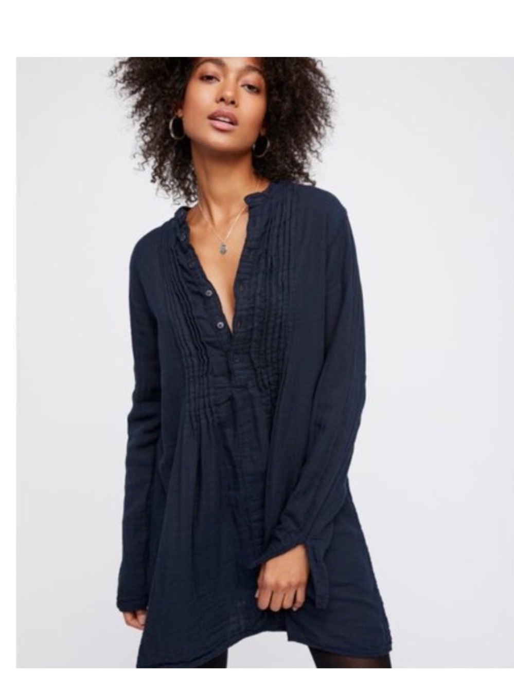 New CP shades Black Yoko Tunic Dress Sz M
